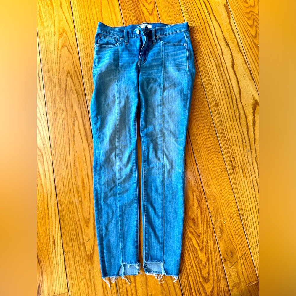 Madewell 9” high rise skinny jeans